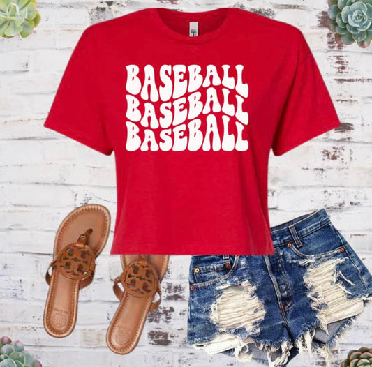 Retro Groovy Baseball