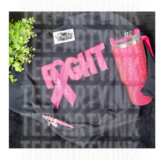 Fight 🎀 Patch Sweatshirt