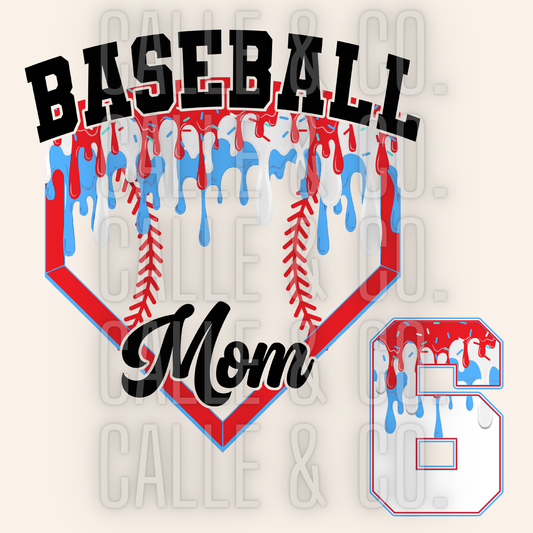 Baseball Mom Drip