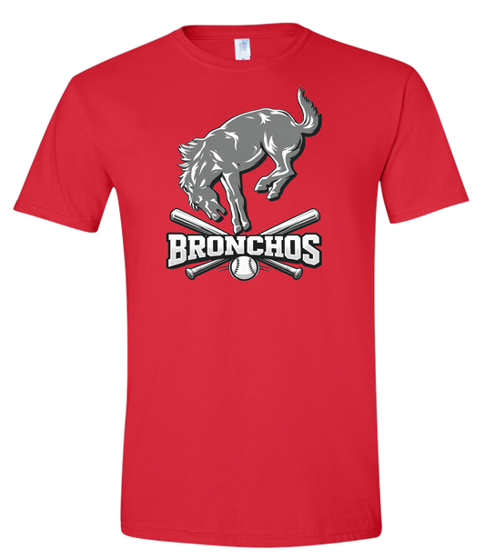 Bronchos Baseball Grey